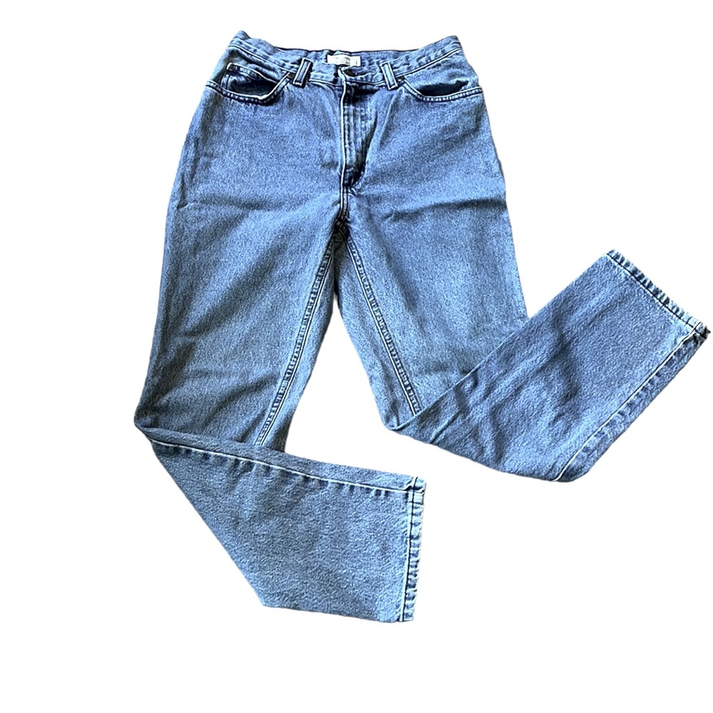 VINTAGE JONES NEW YORK DENIM ANKLE JEANS BLUE SIZE 8